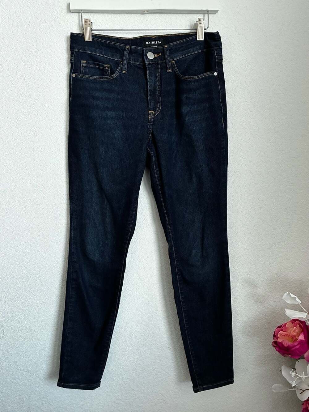 Athleta Sculptek Ultra Skinny Midnight Jean Size 6P